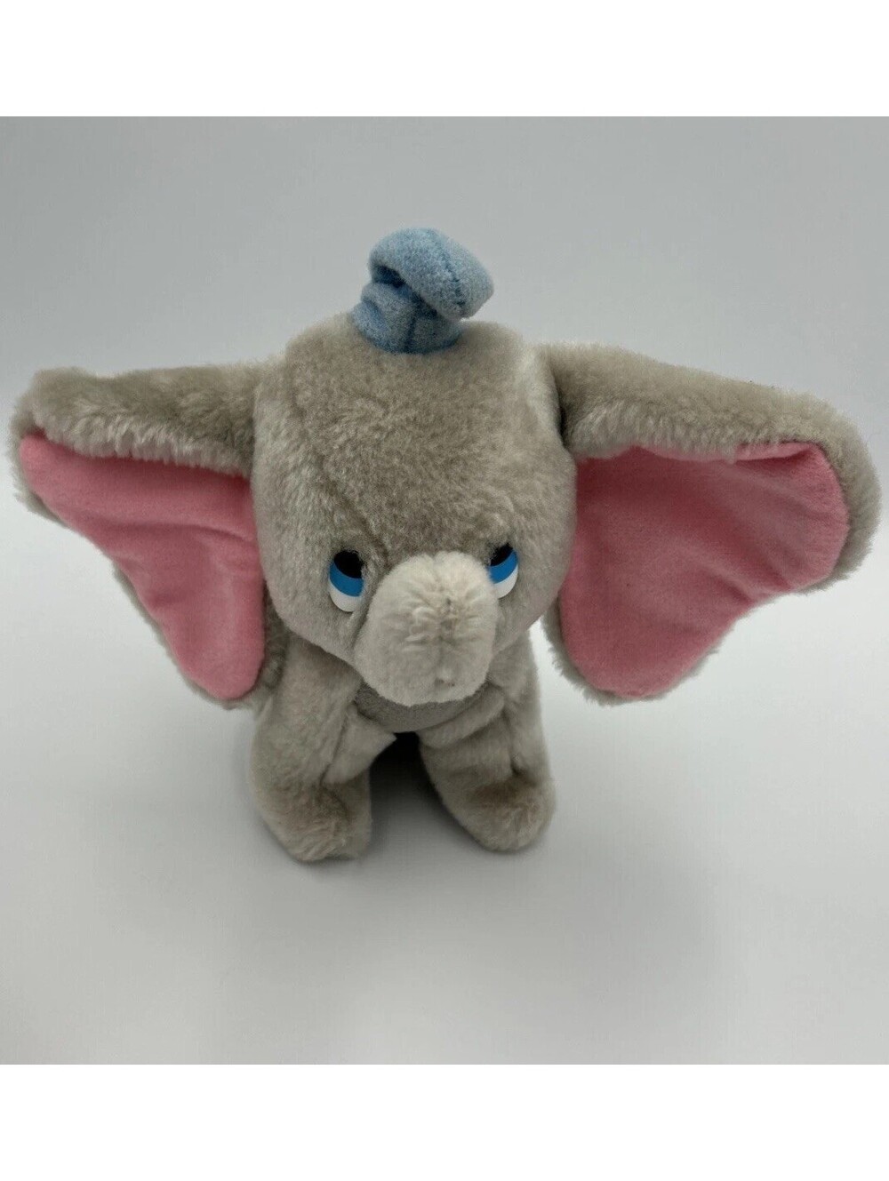 Disney Dumbo Baby Elephant Plush Stuffed Animal Gray Pink 7” 2015